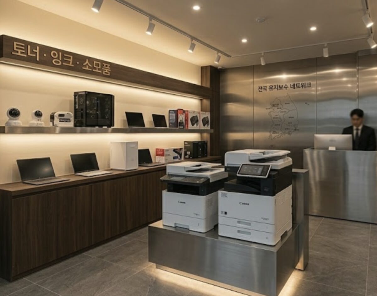 토너·잉크·소모품 + 전국 유지보수 네트워크